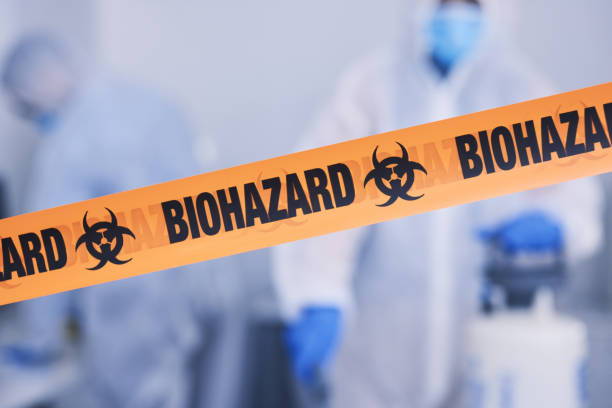 Professional Blood Cleanup technician working in Mendham, NJ